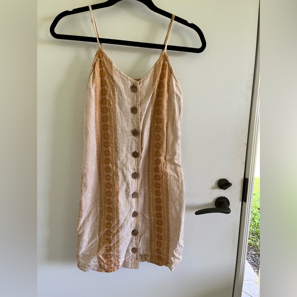 Ripcurl mini sundress embroidered boho festival beachy vacation spring summer